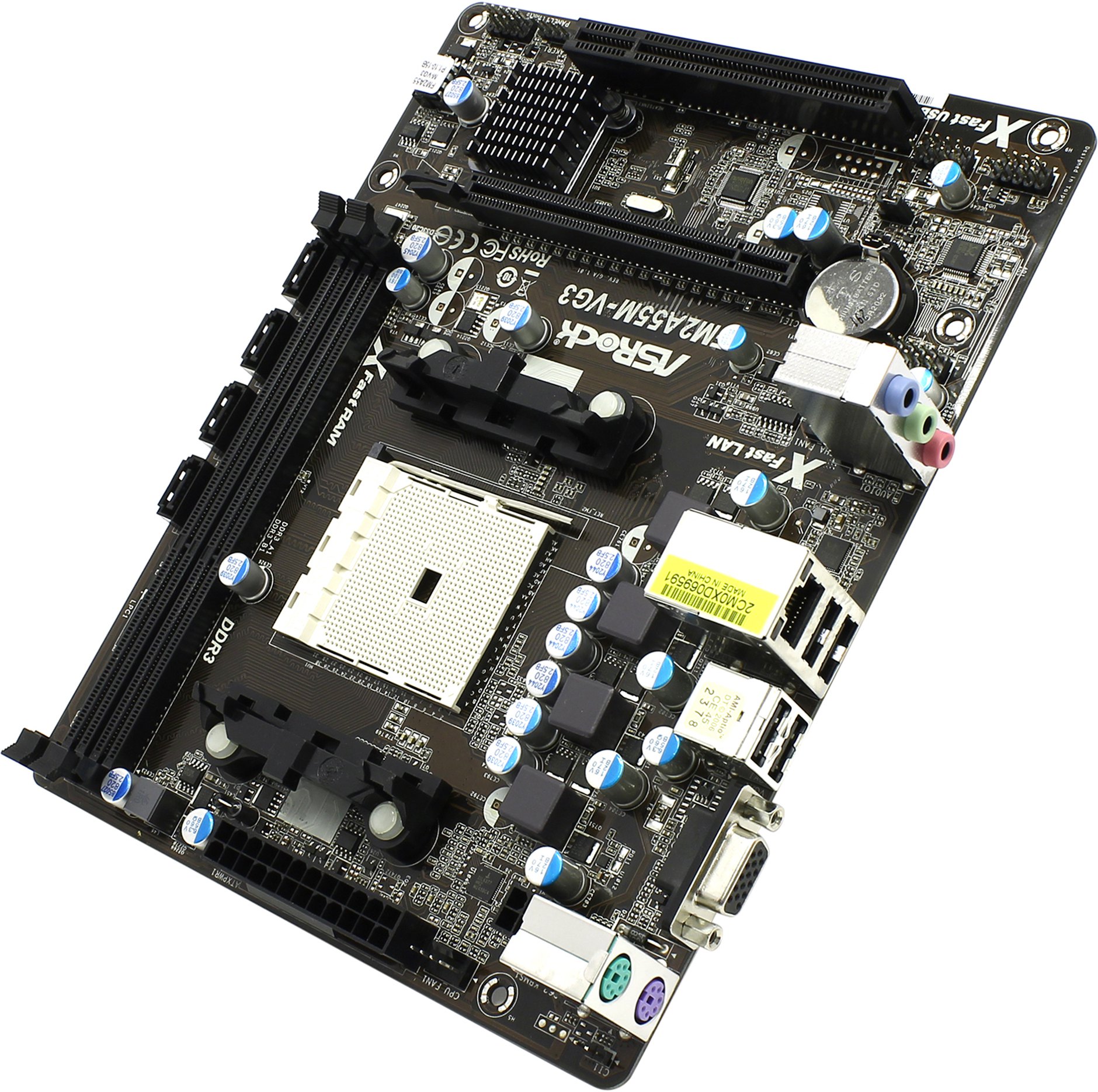 Main AMD SK AM2, AM3, AM4, FM1, FM2, FM2+ có Fe chặn - Hàng tháo máy