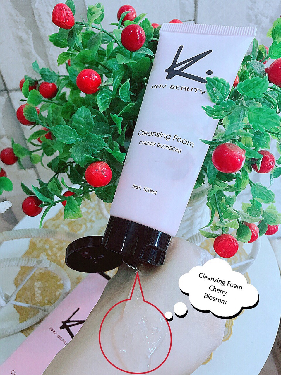 [KAY BEAUTY] SỮA RỬA MẶT HOA ANH ĐÀO TINH CHẤT GEL