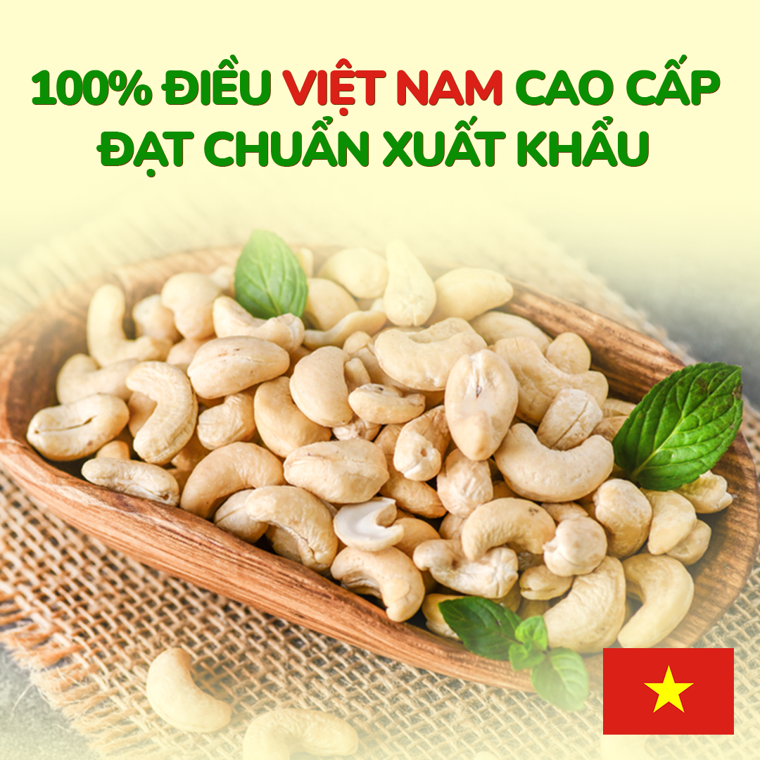 Hạt điều bóc vỏ có muối Dan D Pak 50gr