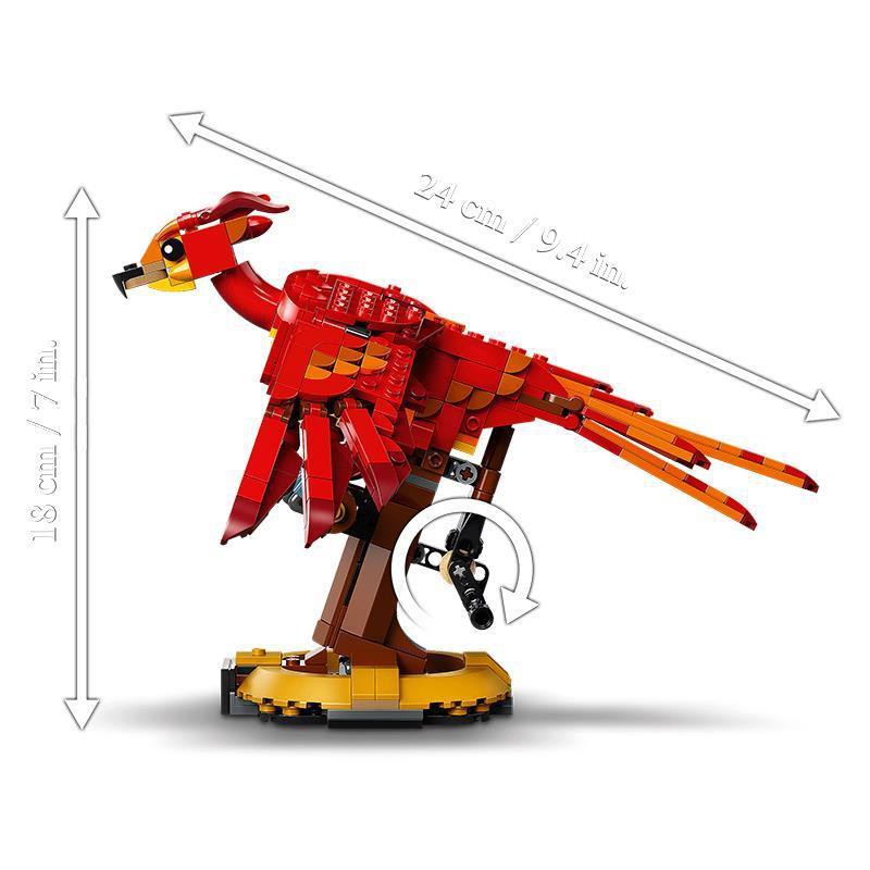Bộ lắp ghép 76394 - X 99917 ( Xếp Hình Phượng Hoàng Lửa Của Dumbledore Phoenix 606 Mảnh )