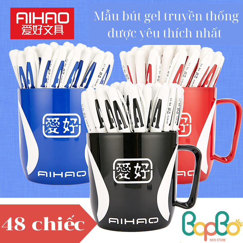 Bút nước chữ A cốc 48 bút hàng chính hãng