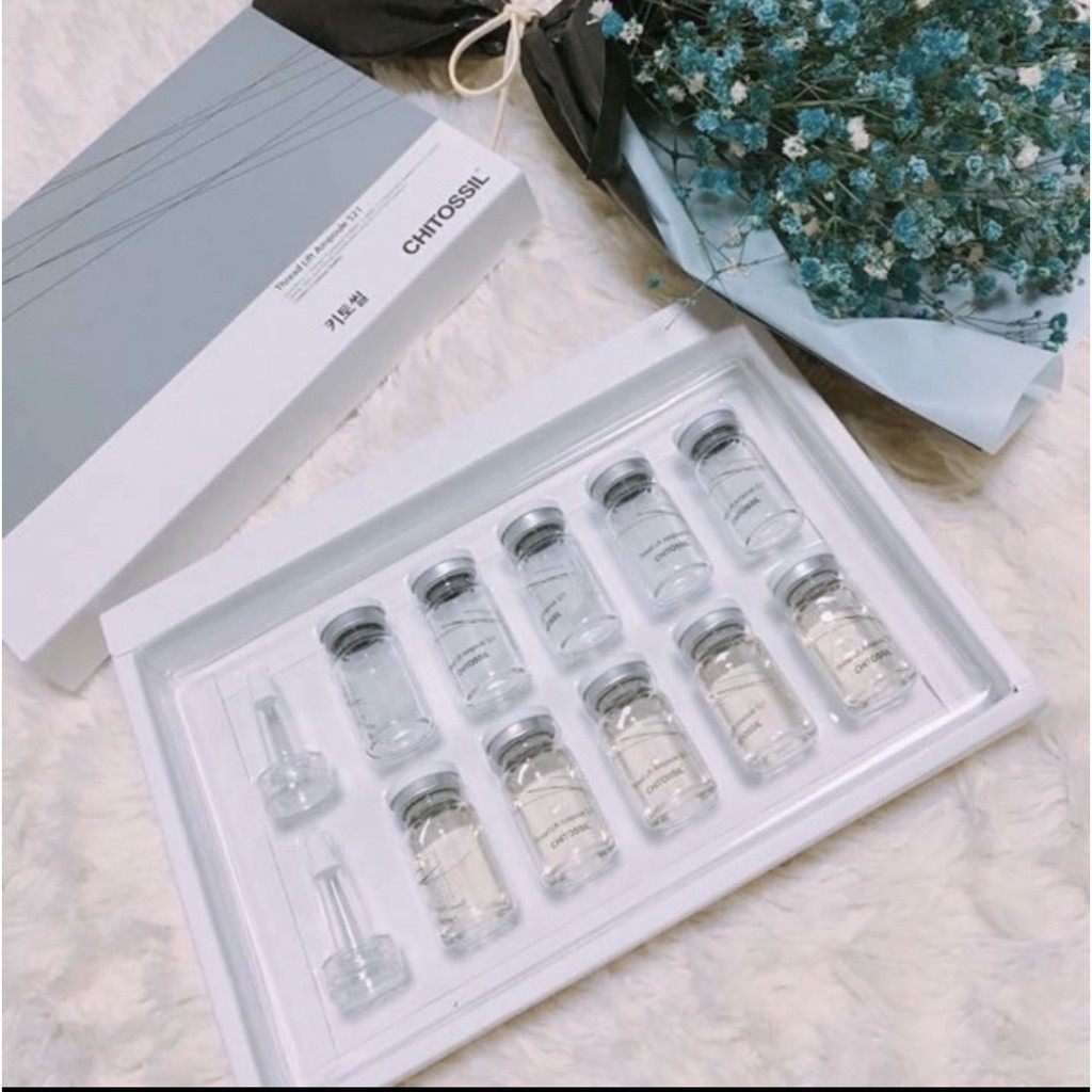Cấy Chỉ Tơ Tằm Chitossil Dưỡng Da Nâng Cơ, Căng Bóng Da Mặt Không Xâm Lấn 1hộp – SPA88