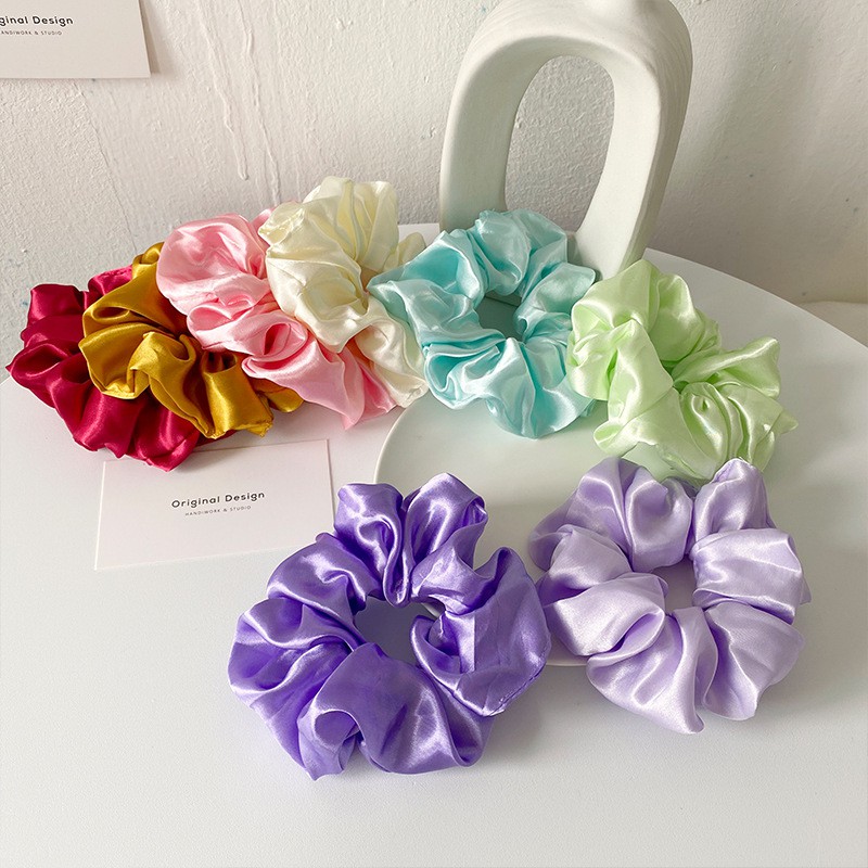 Cột tóc nữ phi bóng /scrunchies phi bóng cao cấp loại to