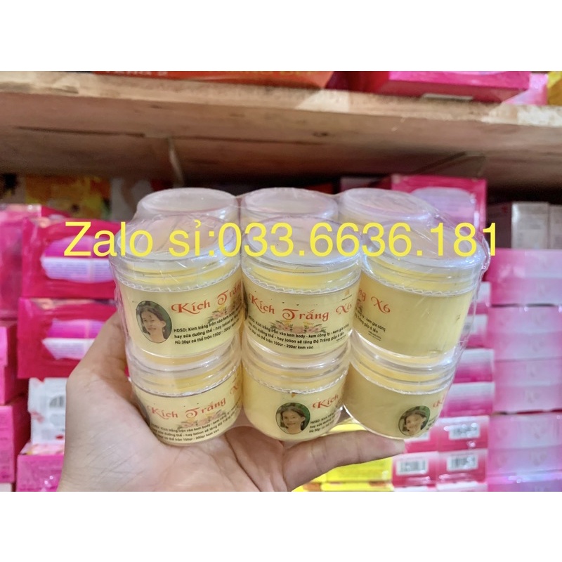 Sỉ 1 lố 12 hủ kem kích trắng x6 hủ 30g