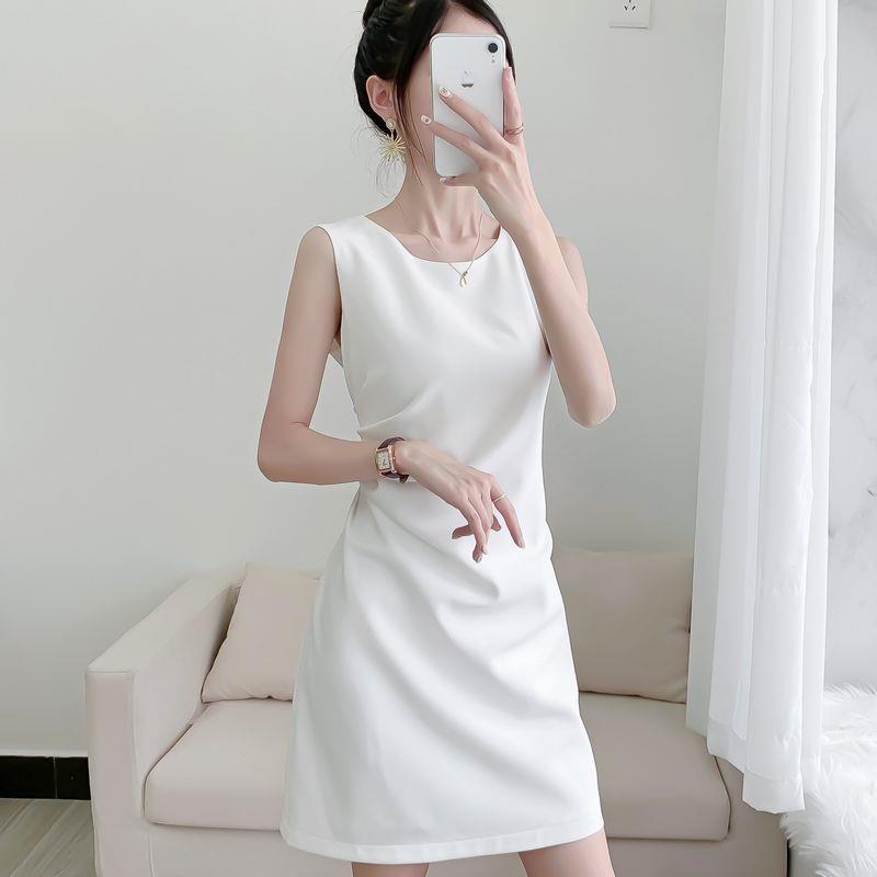 Women's Sleeveless Dress Summer Slim Dress