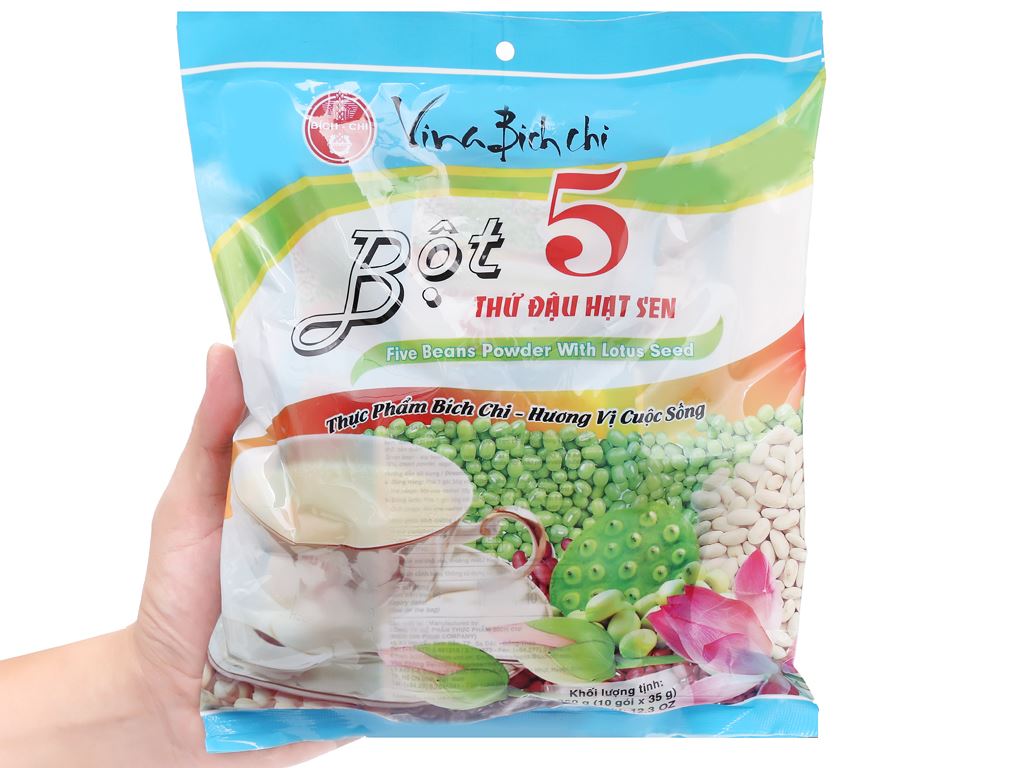 Bột 5 thứ đậu hạt sen Bích Chi bịch 350g - 09148