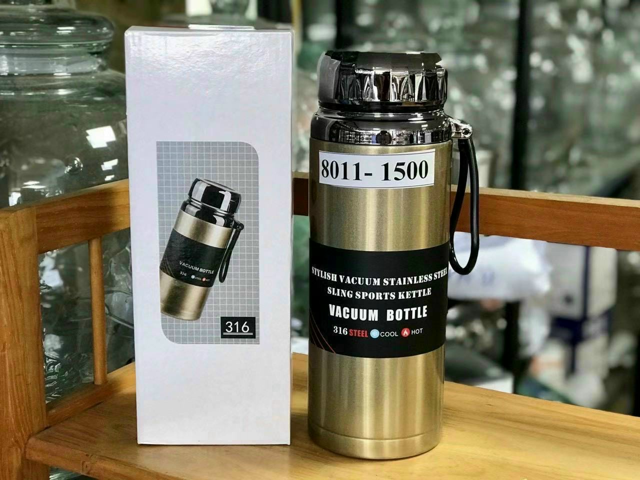 Bình giữ nhiệt nắp kim cương 1500ml