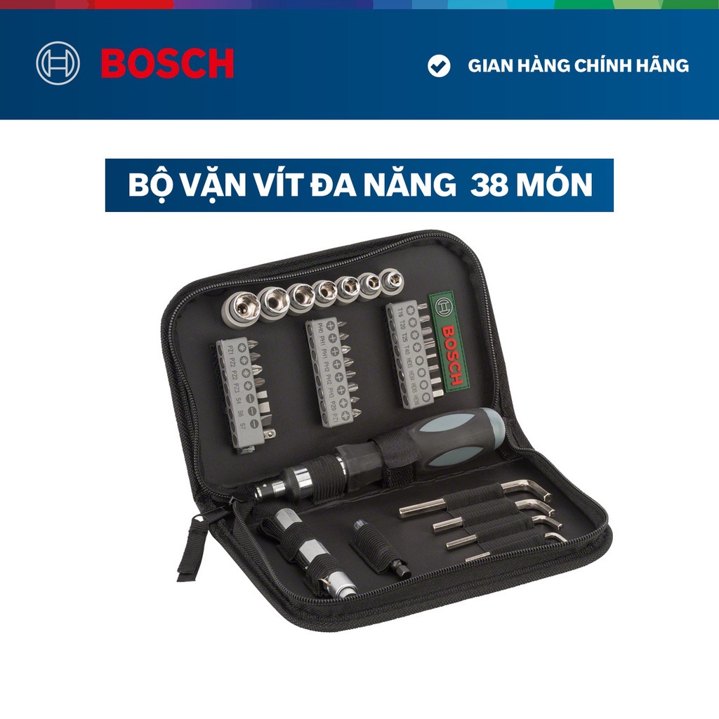 Bosch Multi-Function Screwdriver Set 38 Pieces