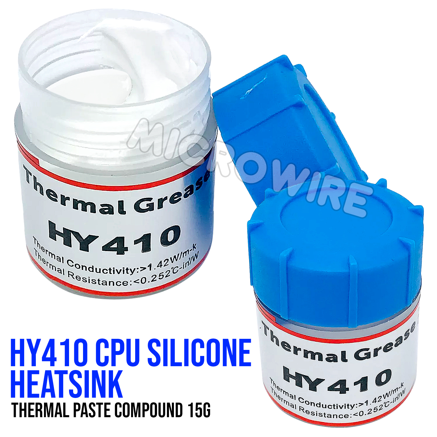  Yuanhaourty 30g HY410-TU20 White Silicone Heatsink Compound  Paste CPU Cooler Thermal Grease Chipset Cooling : Electronics