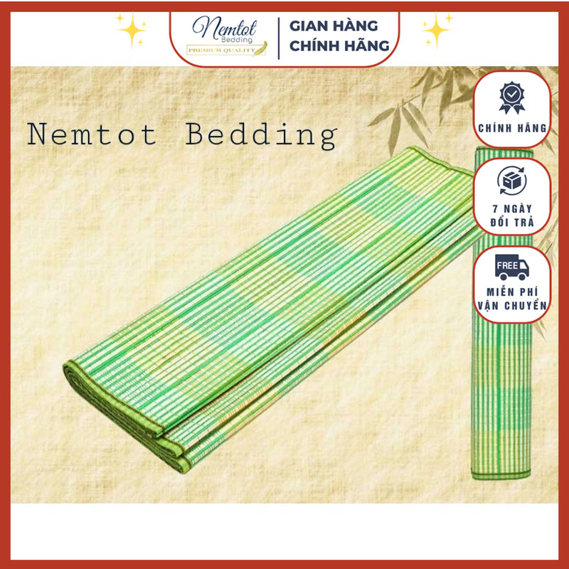 💥giá siêu rẻ💥 chiếu tăm, chiếu chỉ tre, chiếu chỉ, chiếu tăm tre dày dặn thiết kế gấp đôi tiện lợi, chắc chắn, chiếu tre gấp đôi tiện lợi siêu mát, thoáng, đẹp, dễ vệ sinh, chiếu du lịch, cắm trại_nemtot bedding