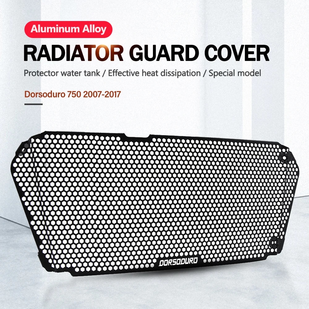 【Sell-Well】 For Aprilia Shiver Sl 750 2007-2017 Dorsoduro 750 Motorcycle Radiator Grille Grill Protective Guard Cover Shiver 900 2018 - 2021