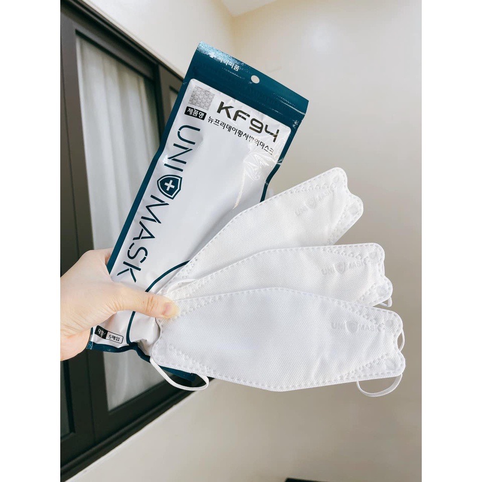set 50 chiếc khẩu trang4D KF94 Unimask kháng khuẩn cao cấp