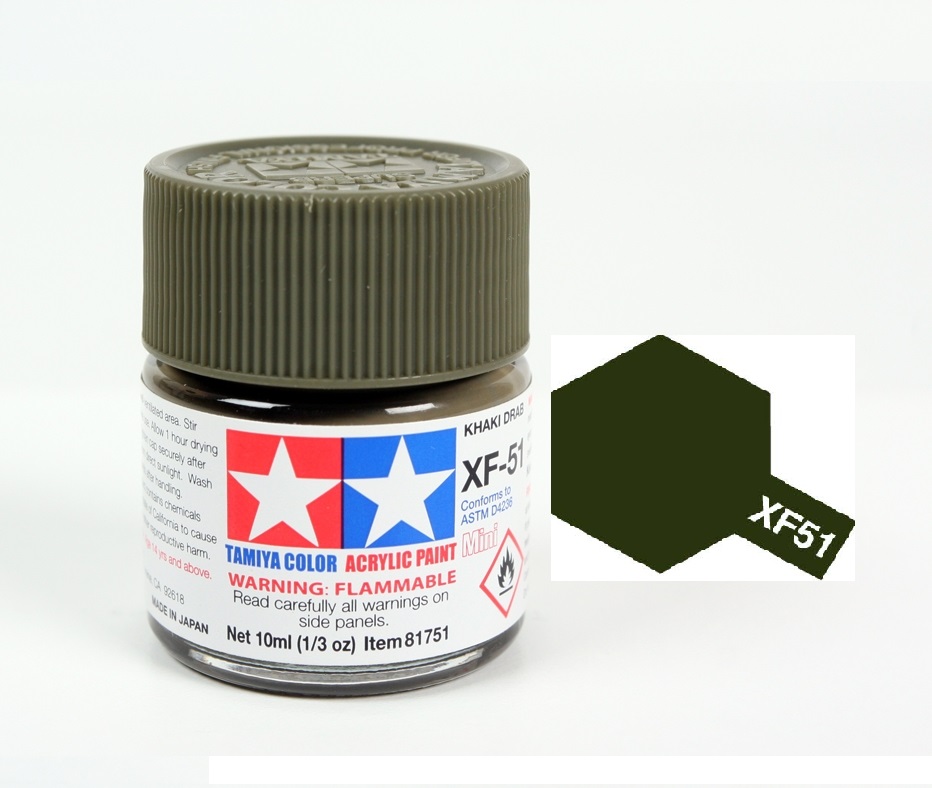 Acrylic ( XF28 ~ XF60 ) sơn mô hình gốc nước 10ML Tamiya