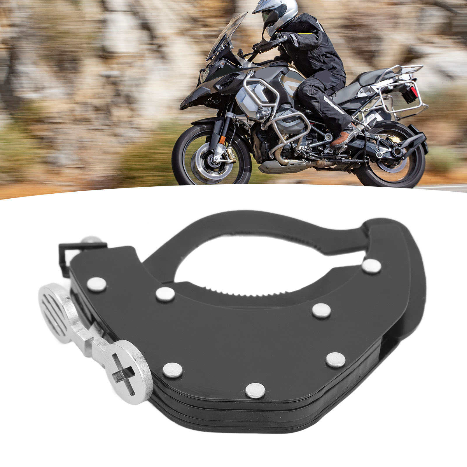 Universal Motorcycle Throttle Lock Thumb Driven Black Adjustable Rustproof Motorcycle Control Throttle Assist for Motorcycles