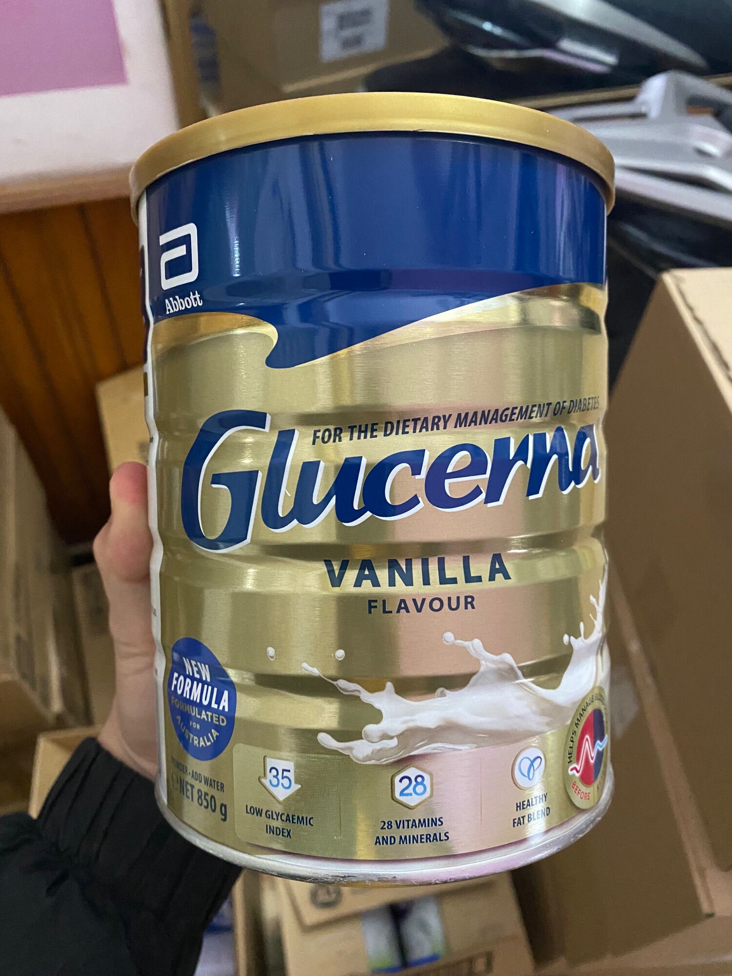 SPDD Sữa tiểu đường Glucerna 850g date T10/2024