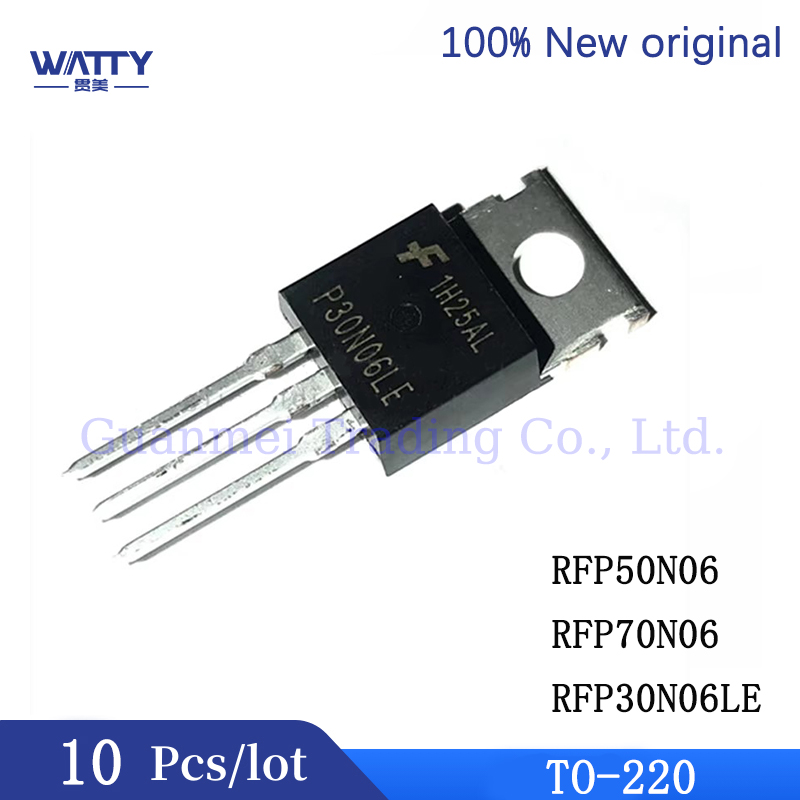 10 Pcs/Lot RFP30N06LE RFP50N06 RFP70N06 TO-220 MOSFET Circuitry Part
