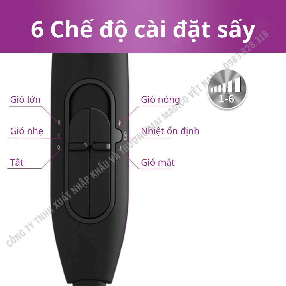 Máy sấy tóc Philips HP8230 công suất 2100W