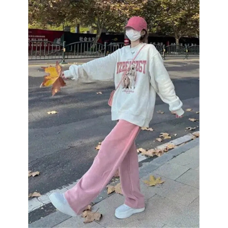Áo Nỉ Sweater Hình Chú Thỏ