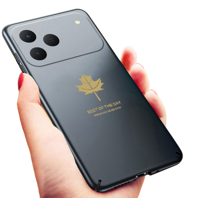 New Phone case Tecno Spark 50 4G Back cover Soft Silicone Maple Leaf Shape For Tecno Spark 50 4G case.