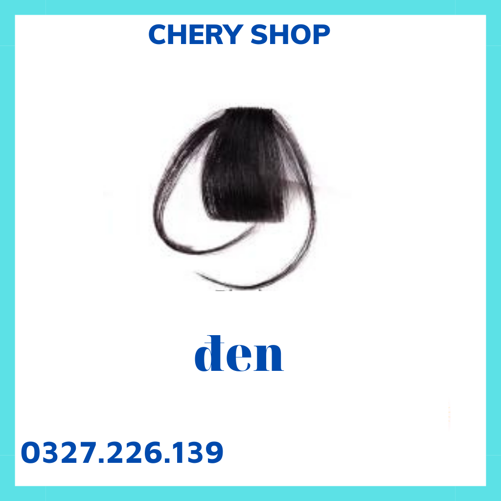 Tóc giả mái thưa làm bằng sợi tóc thật 100%