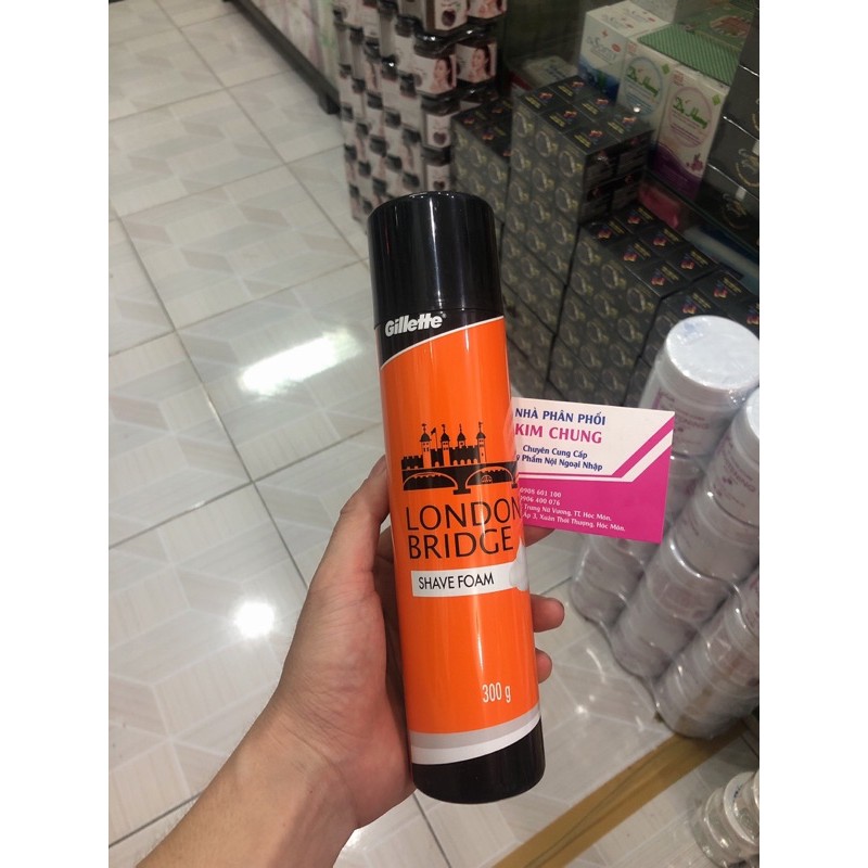 [Mới] Bọt cạo râu Gillette cam 300g
