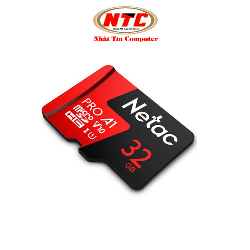 Thẻ nhớ MicroSDHC Netac Pro 32GB / 64GB U3 4K V30 98MB/s - chuyên camera máy quay và điện thoại (4 phân loại tuỳ chọn) Nhất Tín Computer