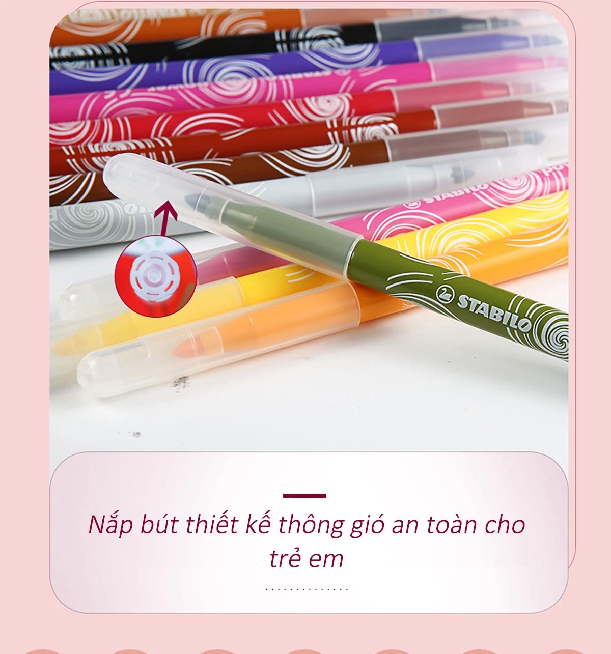 Bút Lông Đầu To STABILO - PW280