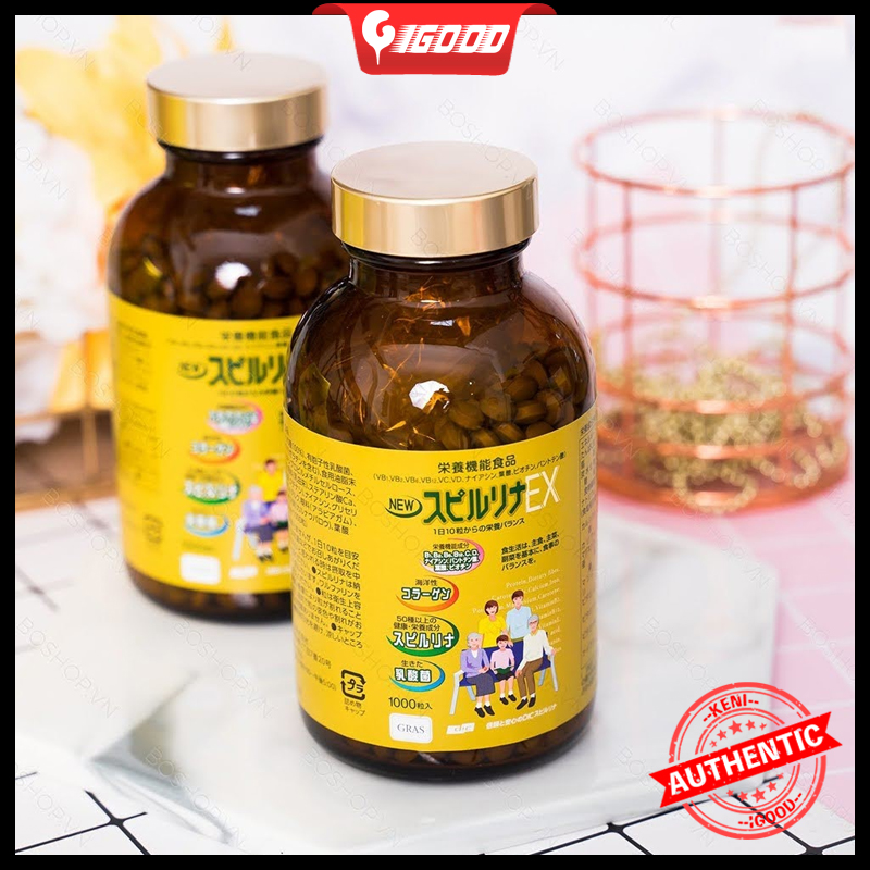 Tảo vàng Spirulina EX Nhật Bản
