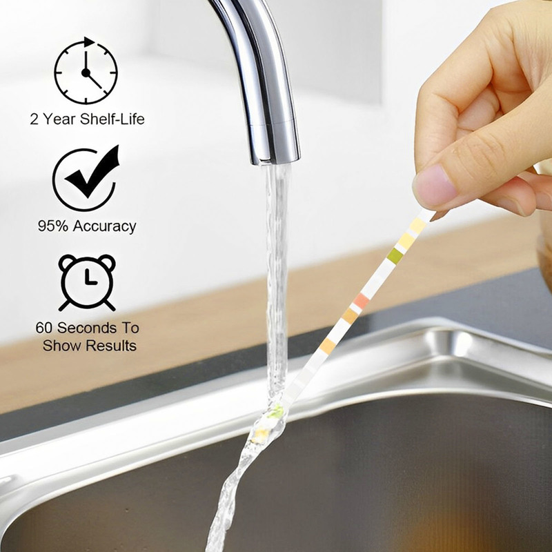 Everso 16 in 1 Water Testing Kit for Drink Water Accurate Water Test Strips Water Quality Testing Strips Water Quality Test Strip Accurate Water Testing Kit