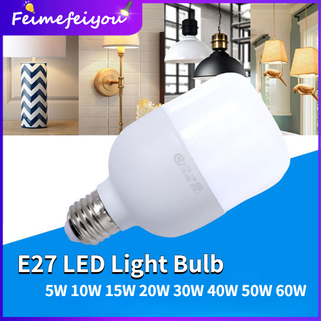 LED light bulb E27 led bulb lamp high quality super brigter led light for room cool white for home constant current bulb Energy saving for Ceiling light table lamp floor lamp downlight replace bulb 60W/50W/40W/30W/20W/15W/10W/5W,  AC 220-240V