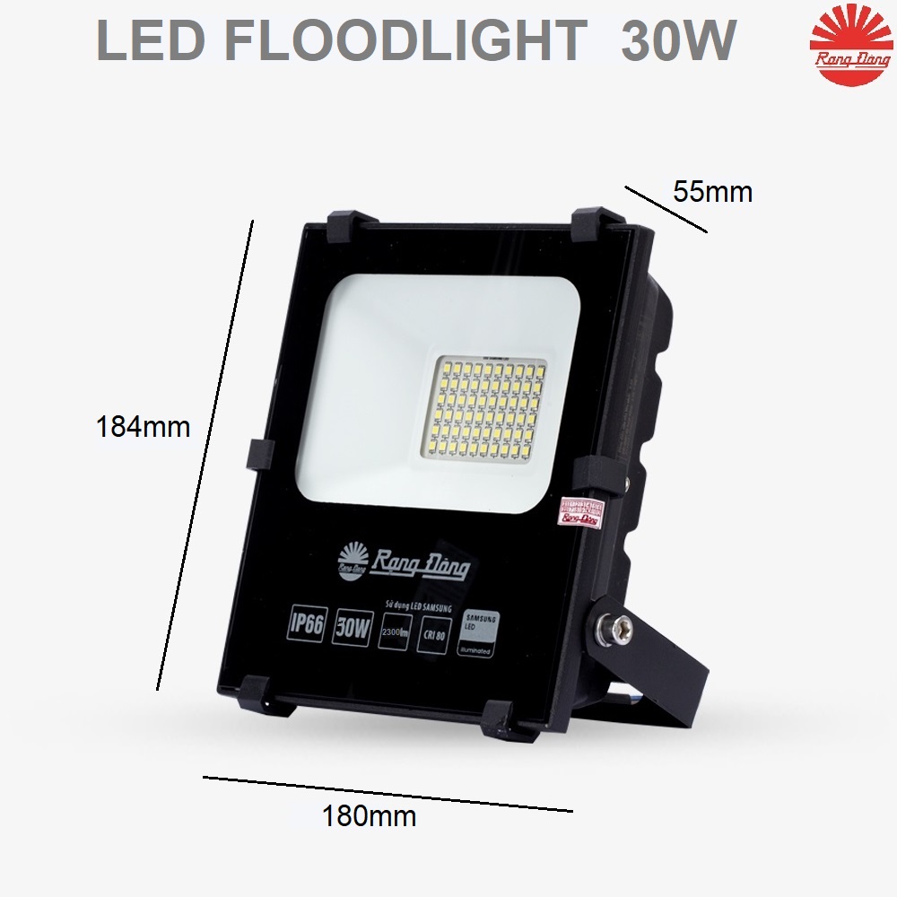 Led floodlight 30w Rạng Đông
