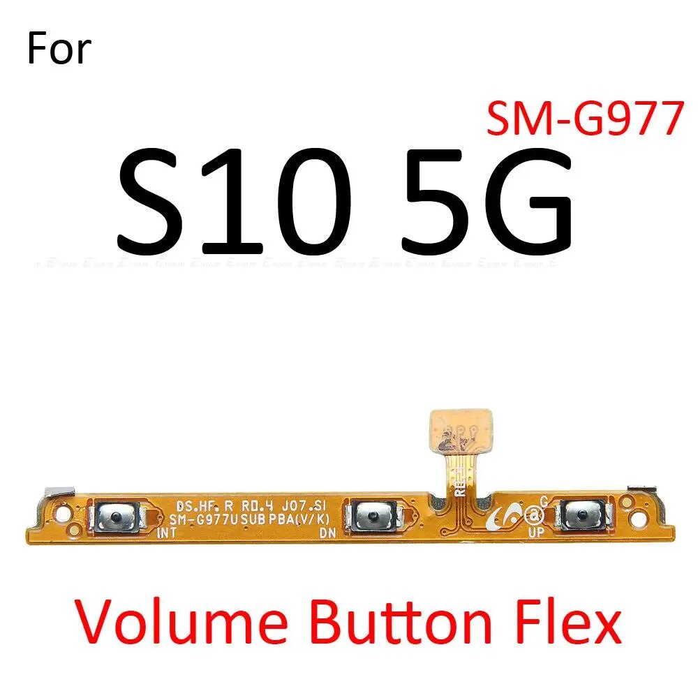 Volume Button Power Switch On Off Key Flex Cable For Samsung Galaxy S10e S10 Plus 5G. 