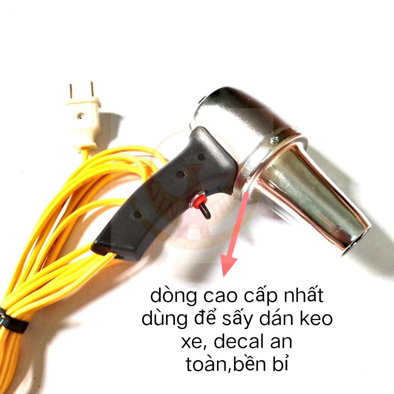 Máy khò nhiệt mini, chuyên dán decal, tem ô tô, xe máy. Khò Nhiệt Dán Keo Trong , Decal Xe