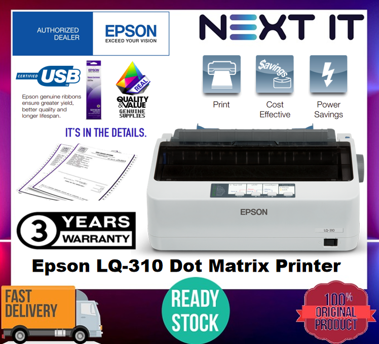 [READY STOCK] Epson LQ310/LQ310 Dot Matrix Printer Lazada