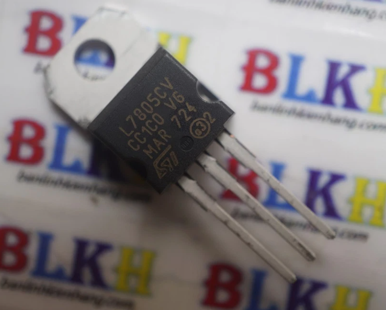 Combo 5 con ic nguồn l7805cv 7805 to-220 chính hãng st