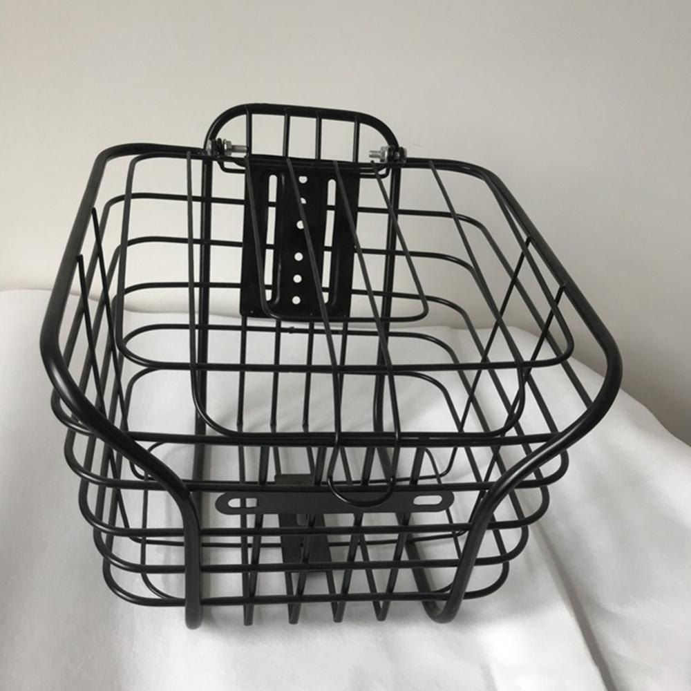 Cycling Front Basket Large-capacity Front Storage Basket with Cover Easy Installation Accessories for Bike Electric Scooter
