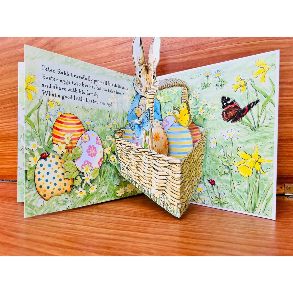 [Tiếng Anh cho bé] THE WORLD OF PETER RABBIT: A POP- UP EASTER EGG HUNT (bản Pop-up 3D)