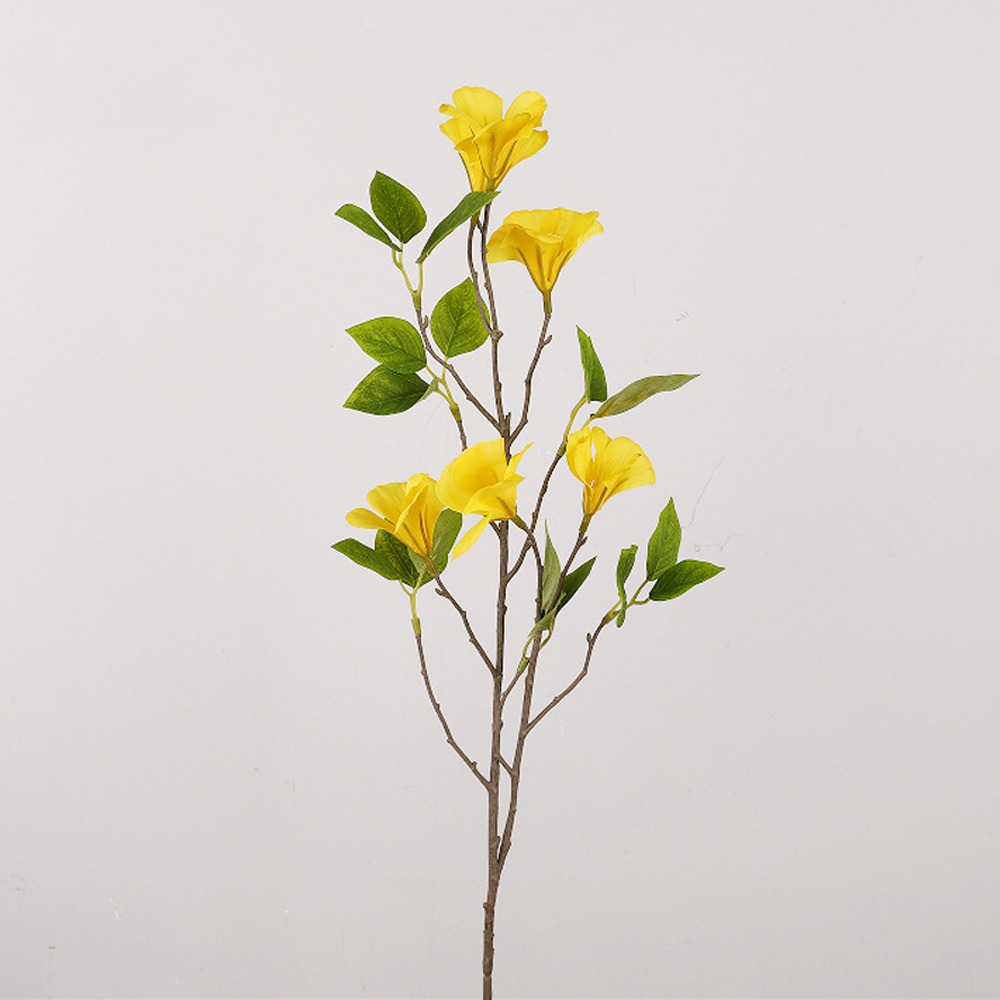 Flower Arrangement Long Branch Artificial Viola Tricolor Flower Plastic ...