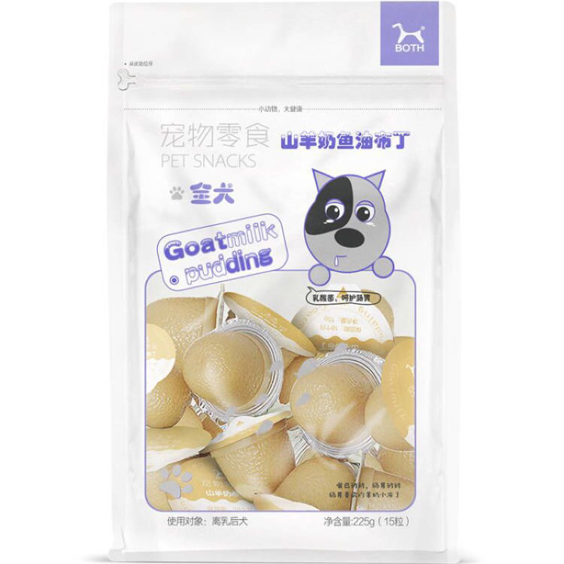 PUDDING SỮA DÊ thạch rau câu dành cho chó và mèo 225G