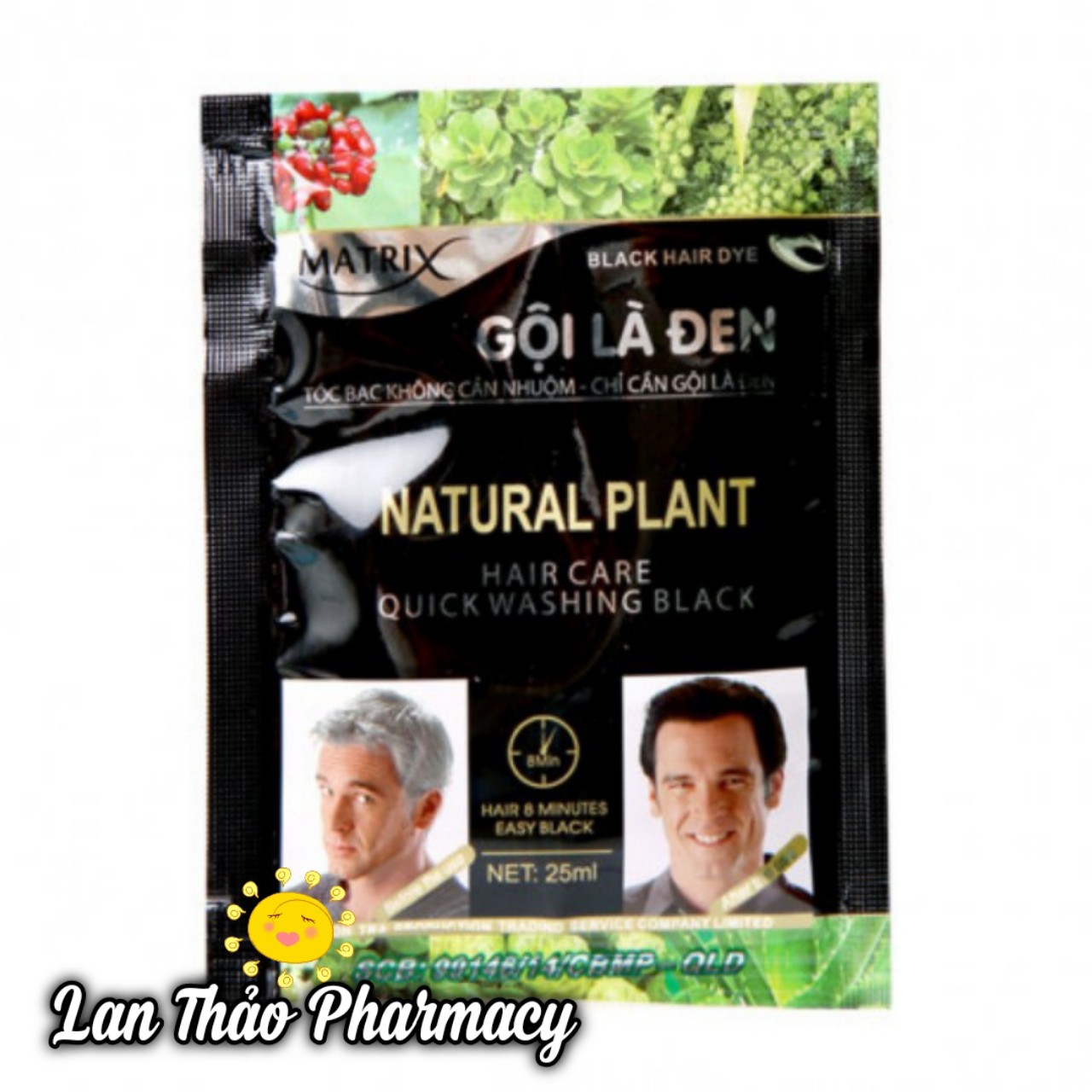 Lẻ 1 gói gội là đen matrix gói 250ml giá tốt