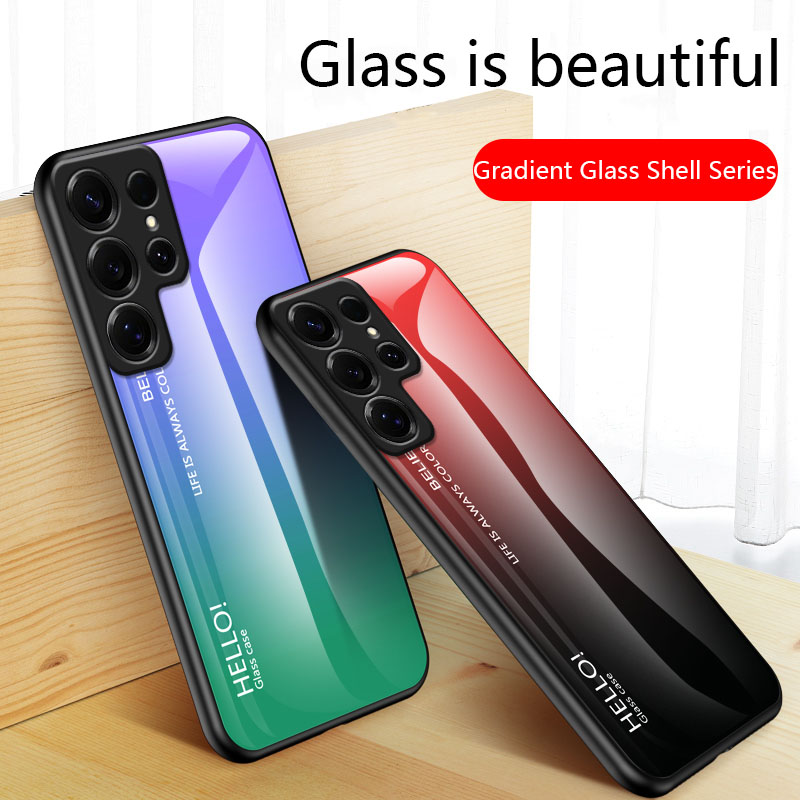 Biruiqu%20For%20Samsung%20Galaxy%20S25%20S25+%20S25%20Ultra%20Shockproof%20Gradient%20Tempered%20Glass%20Back%20Soft%20Silicone%20Edge%20Case%20Cover%20-%20Image%203