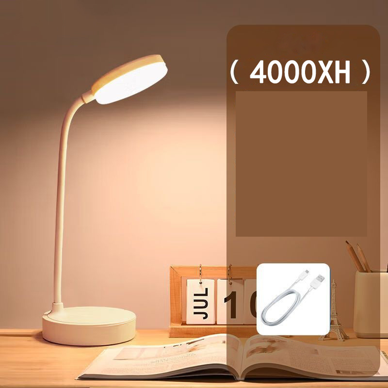 SingleLady LED Eye Protection Desk Lamp for Learning, USB Night Light, Student Desktop, Creative Reading, Charging, Pat Lamp