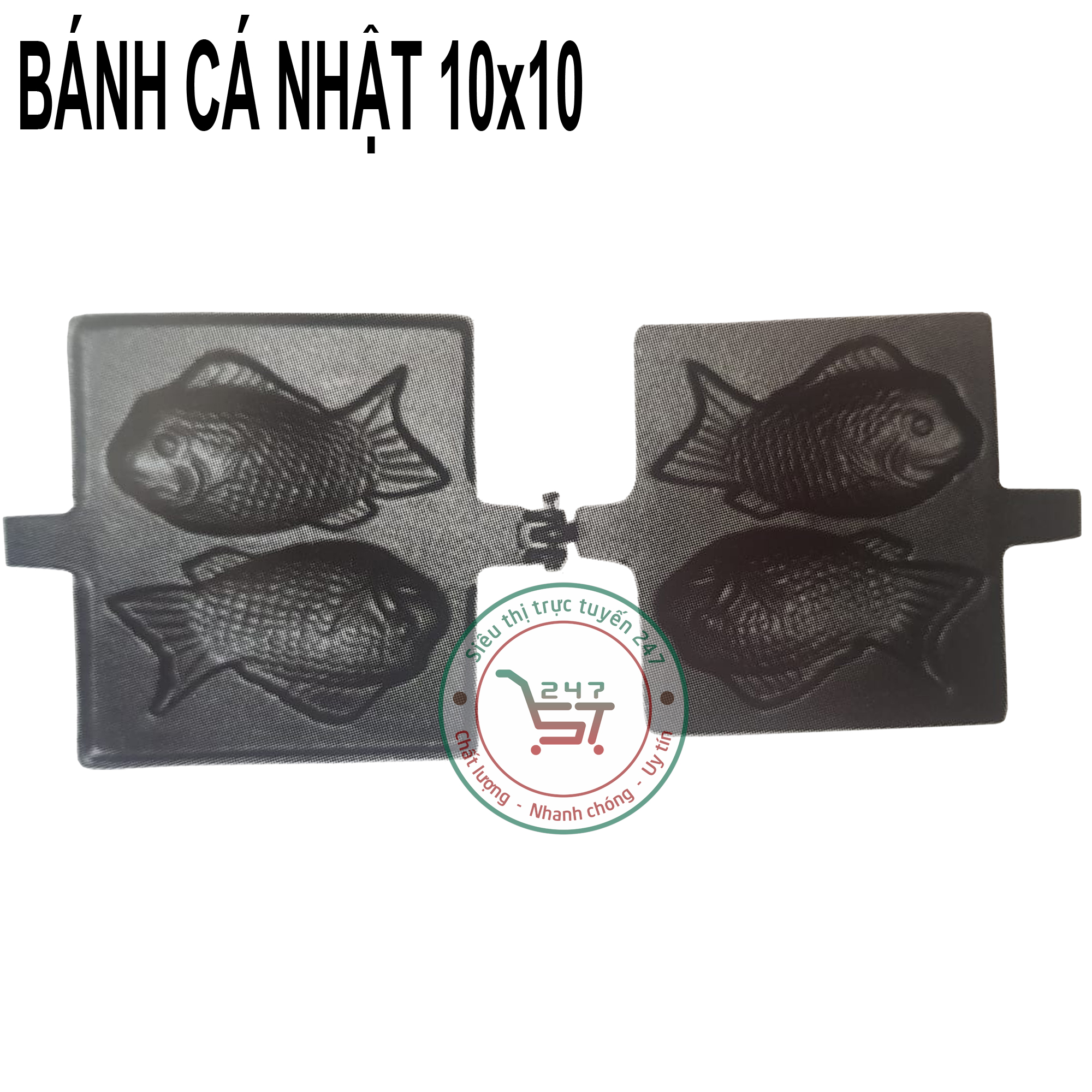 Khuôn nướng bánh cá Nhật 2 bánh chống dính Khuôn nướng bánh thơm ngon cho gia đình bạn