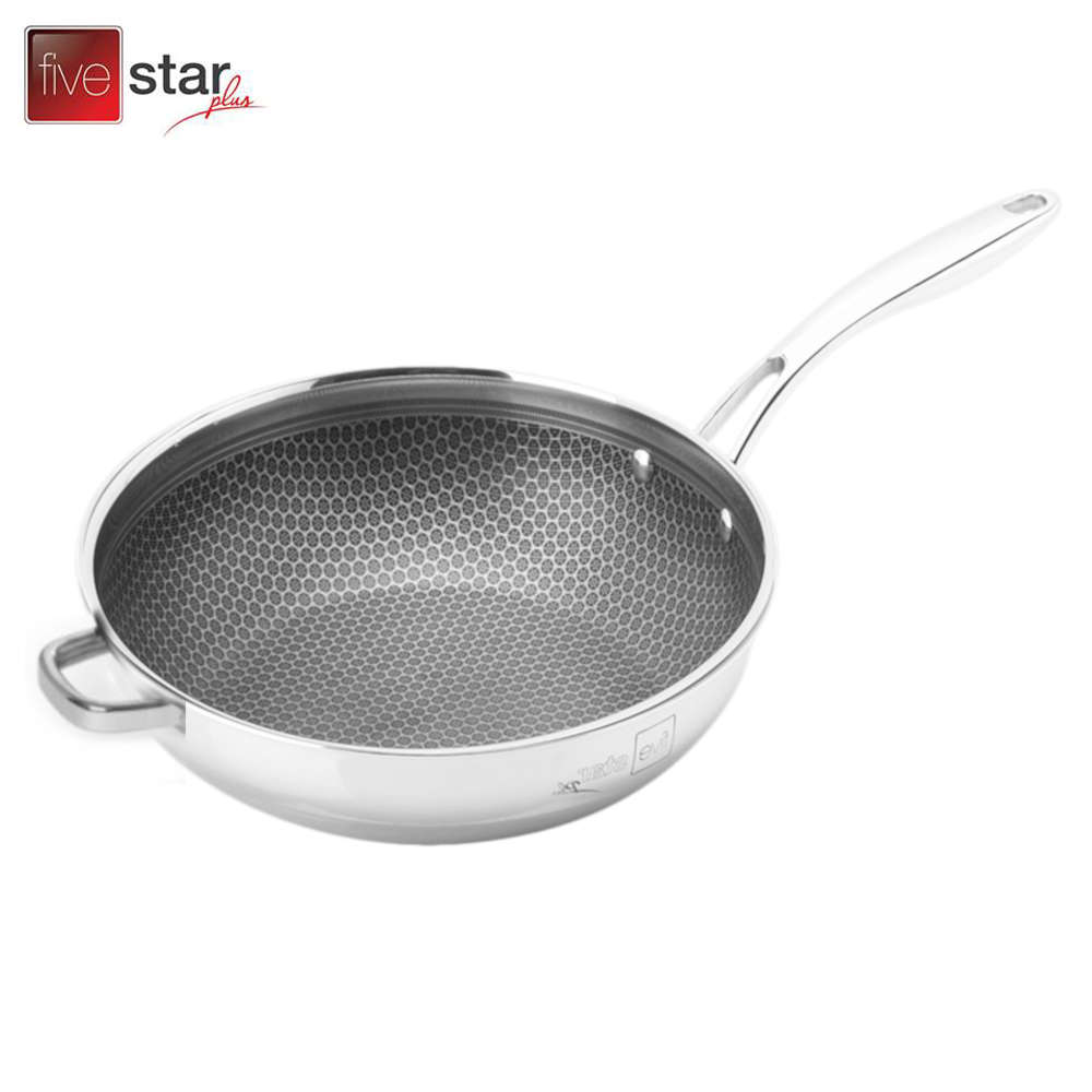 Chảo sâu lòng chống dính Inox 304 cao cấp 3 lớp đáy liền Fivestar Blackcube size 16/20/22/24/26/28/30/32cm, bảo hành chính hãng 25 năm