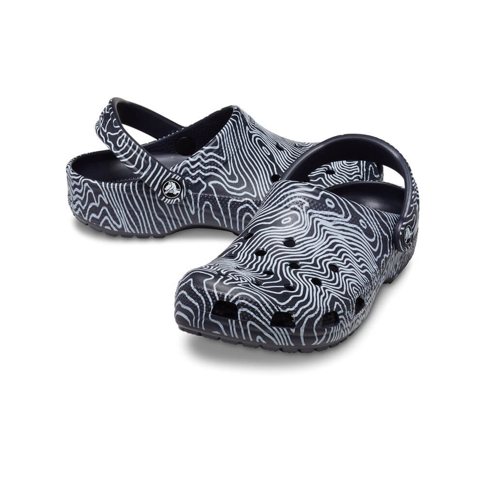Giày Clog Unisex Crocs Topographic Classic