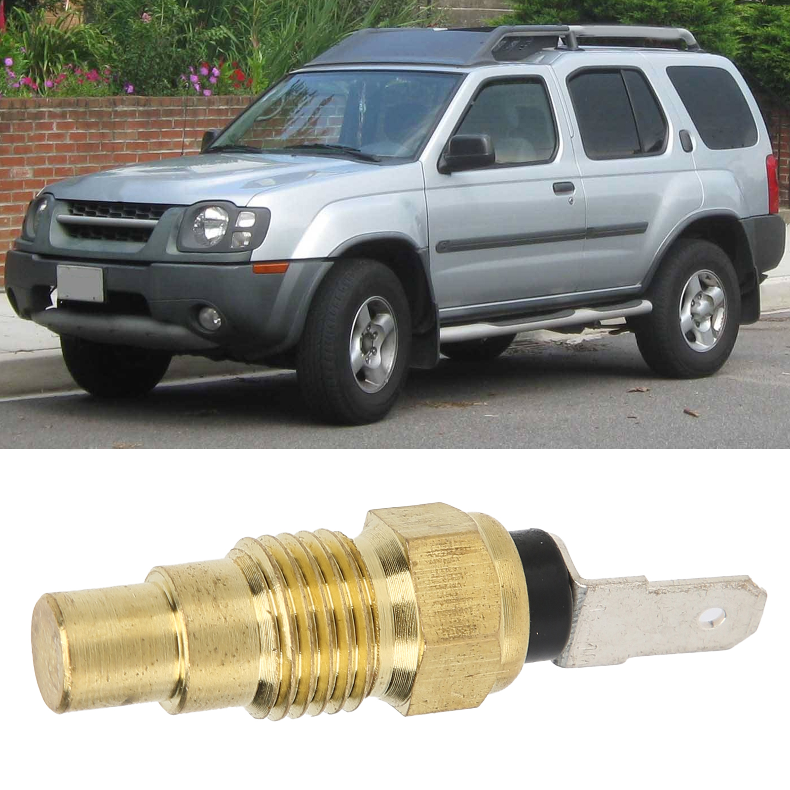 Water Temperature Sensor Simple To Install Coolant Temperature Sensor Durable for Engine Coolant