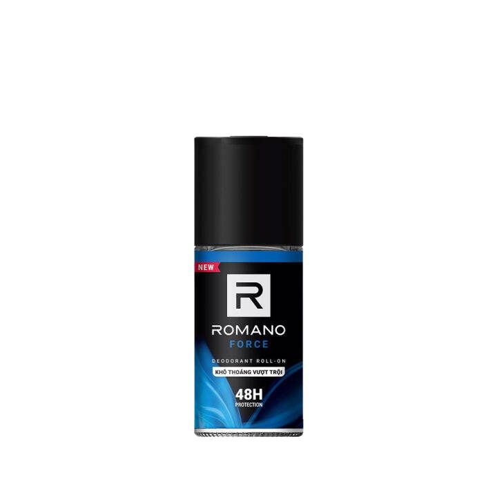 Lăn Khử Mùi Romano Force 50ml – Hương Mạnh Mẽ Nam Tính, Khô Thoáng Suốt Ngày