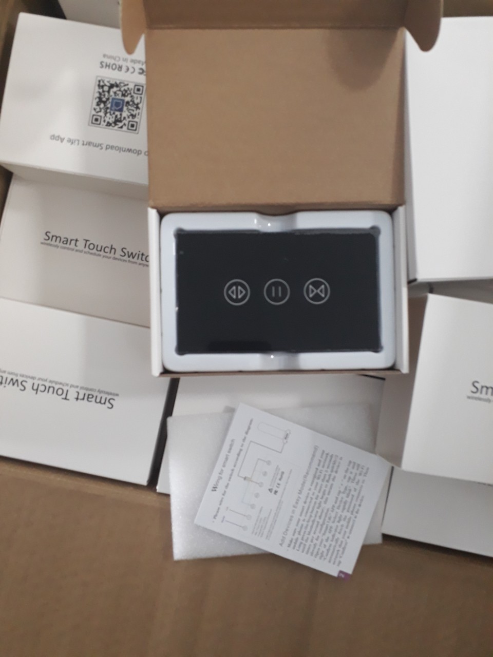 Công Tắc Điều Khiển Cửa Cuốn WiFi Qua Điện Thoại App Tuya Smart-điều khiển thông minh