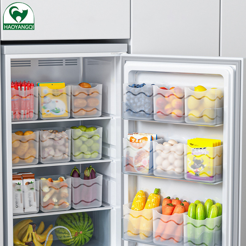 Storage box Food grade Refrigerator storage box Storage box Save space Packing and finishing crisper PP Kitchen storage box