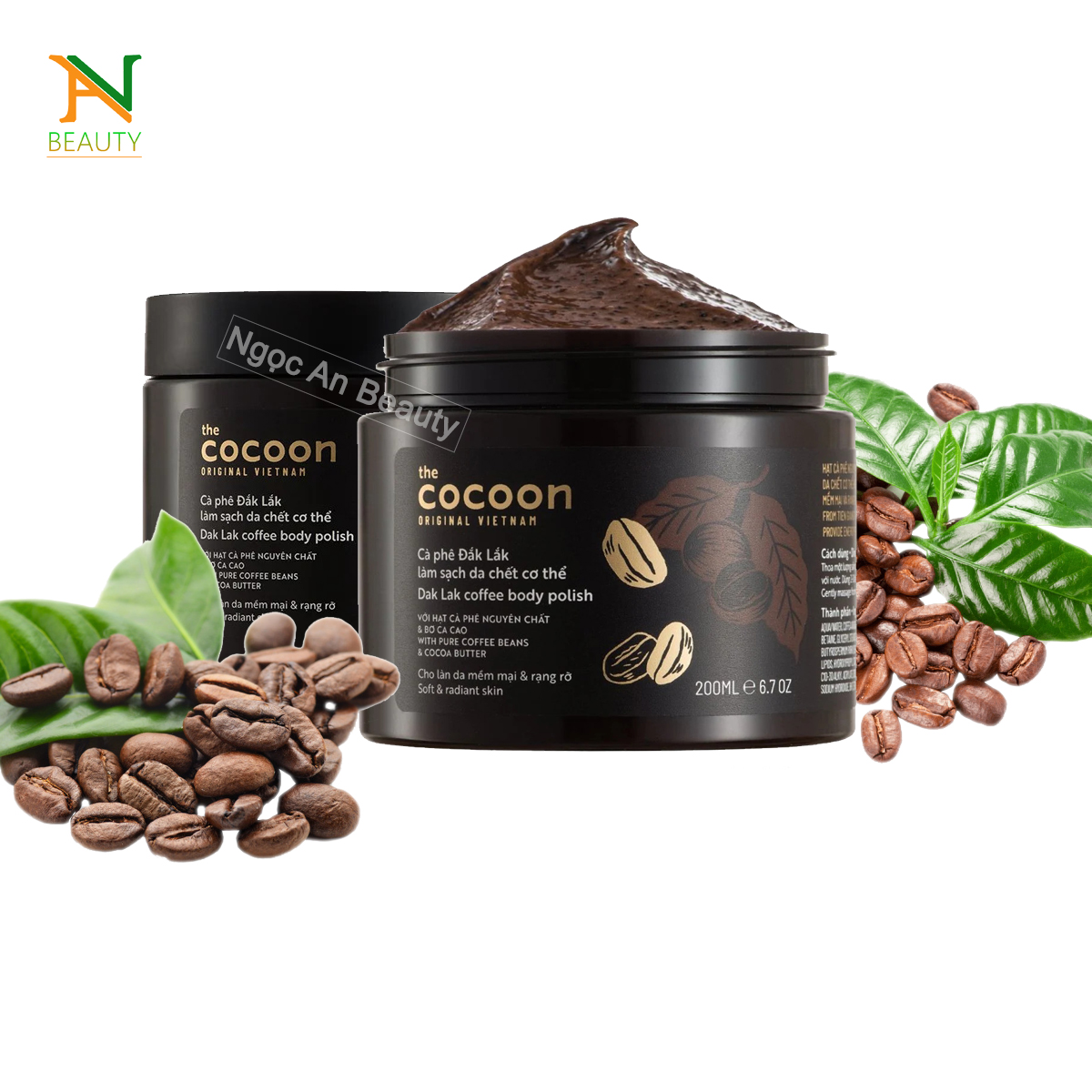 Tẩy da chết cà phê Đak Lak Cocoon